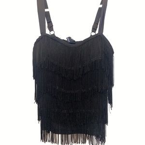 Gatsby inspired fringe top